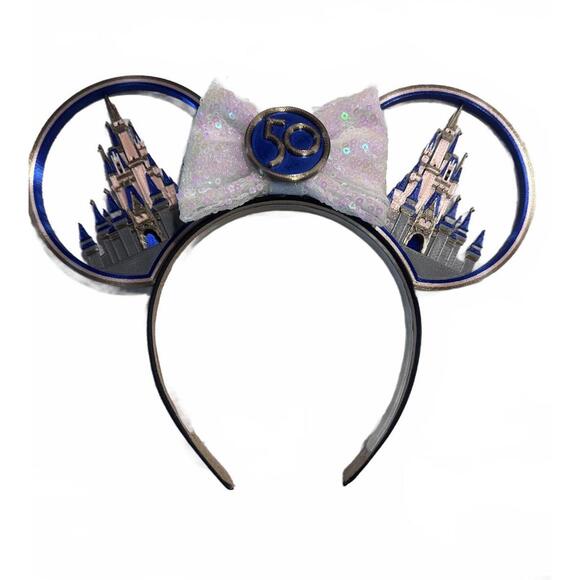 Disney Other - Disney 50th Anniversary Castle Mouse Ears Headband